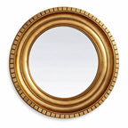 Luxury Gold Wall Mirror with Handcrafted Foil Frame