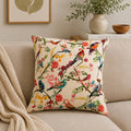 Printed Cotton Cushion- Freya Bird Design- 45x45 cm