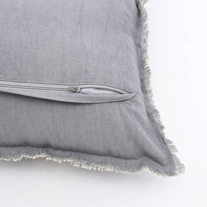 Embroidered Cotton Cushion- Rabbit Floral Design- 45x45 cm