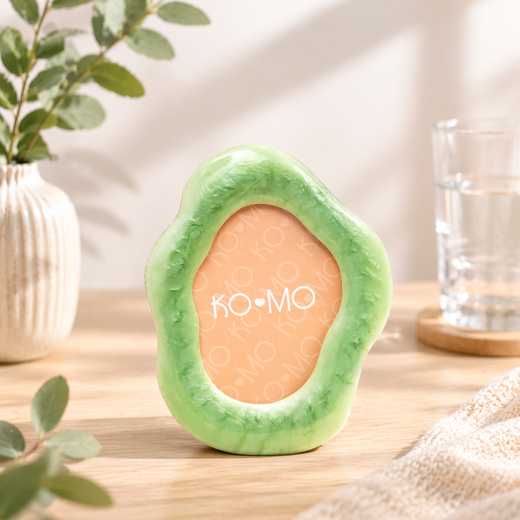 Green Organic Shape Resin Photo Frame 5x7 Inch