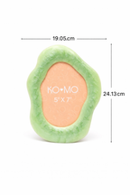 Green Organic Shape Resin Photo Frame 5x7 Inch