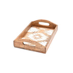 Matterhorn Carved Mango Wood Nesting Trays Set of 3