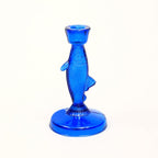 Fish Candle Holder in Royal Blue, Coastal Decor