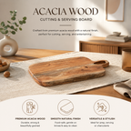 Loop Grid Acacia Wood Chopping Board 20x40cm