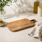 Loop Grid Acacia Wood Chopping Board 20x40cm