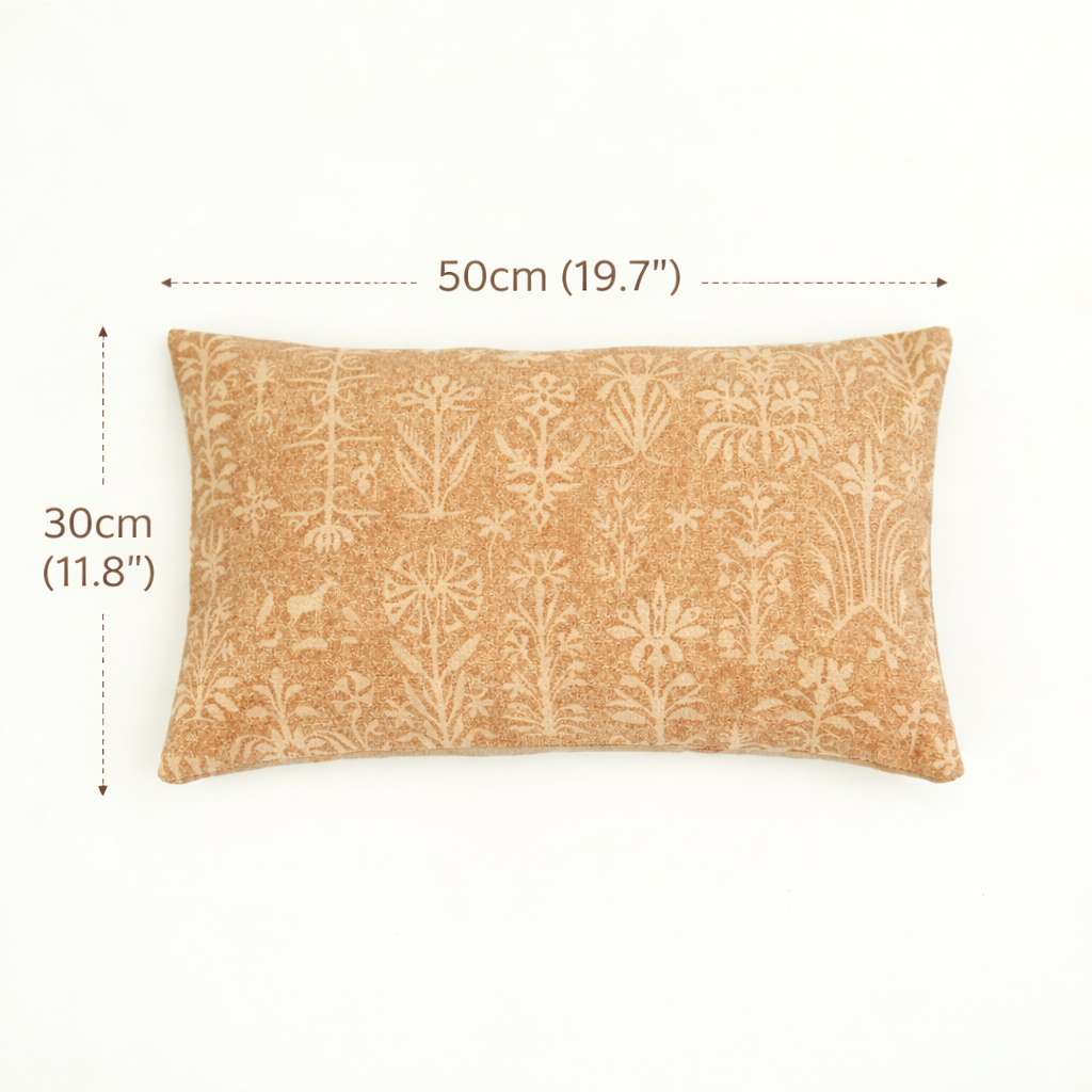 BloomAura Decorative Printed Cushion 50x30cm